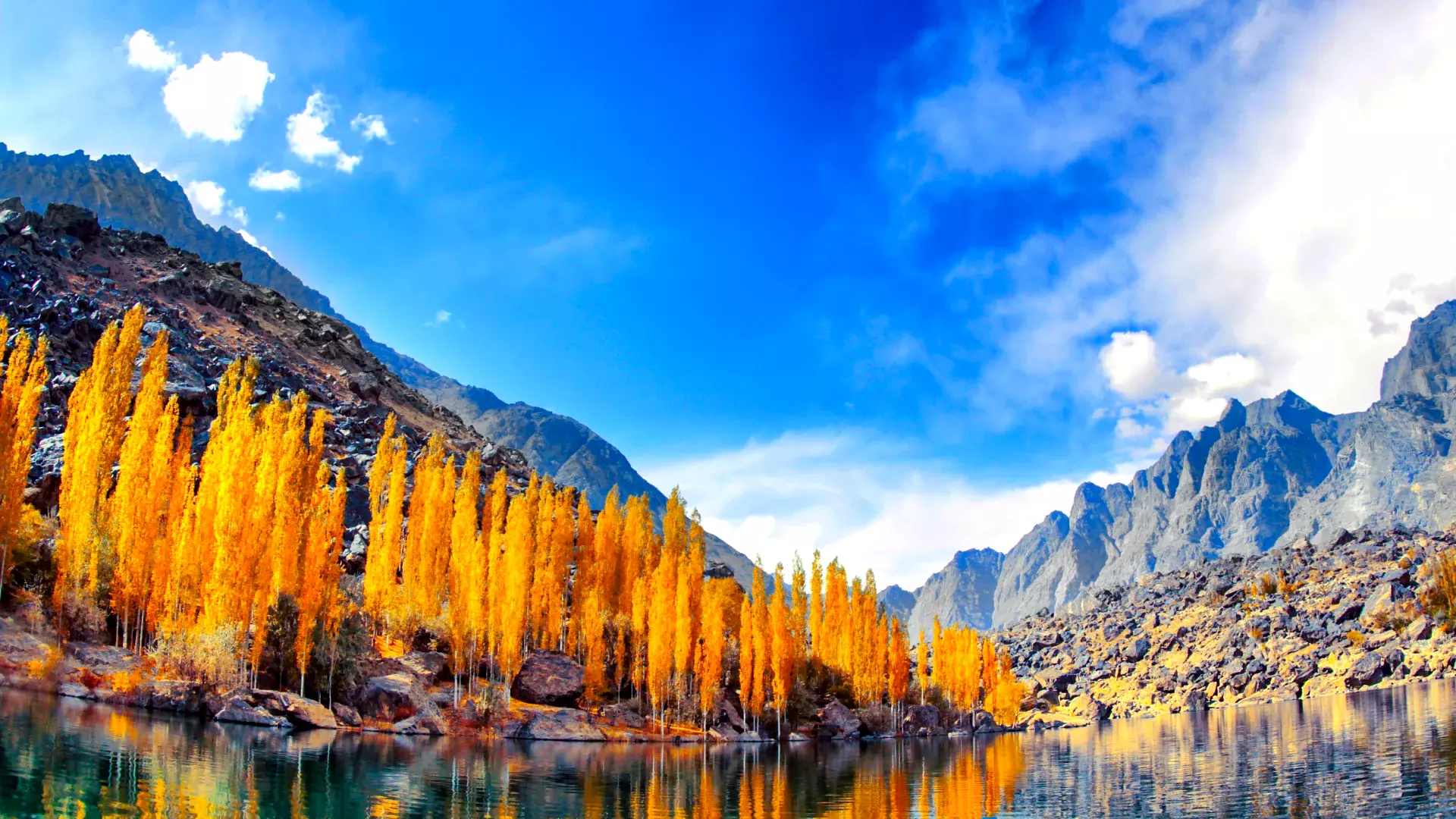 Hunza Valley in Autumn