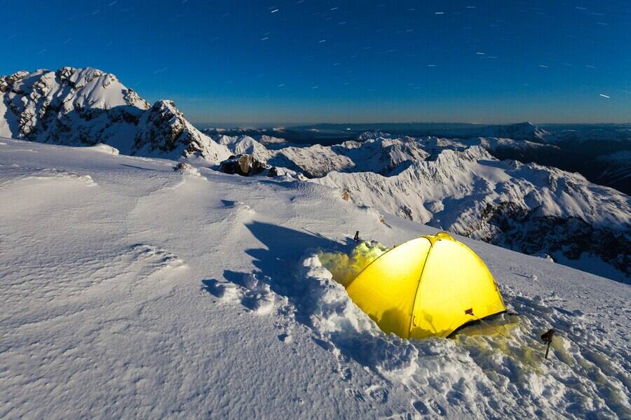 Winter camp low peak mount rolleston high peak background new zealand 461746 27 k2 base camp trek