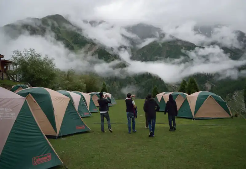 Camping in fairy meadows