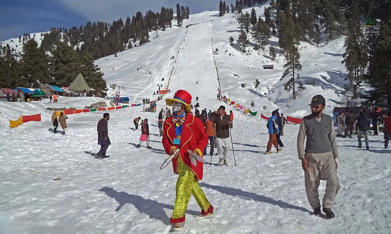 Malam jabba skiing