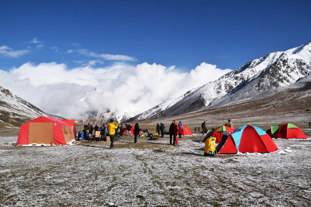 Shimshal pass base camp best base camp