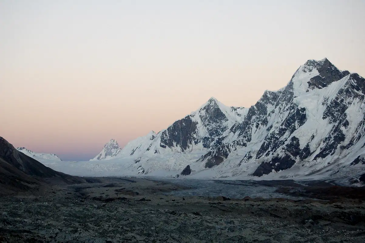 Hispar glacier